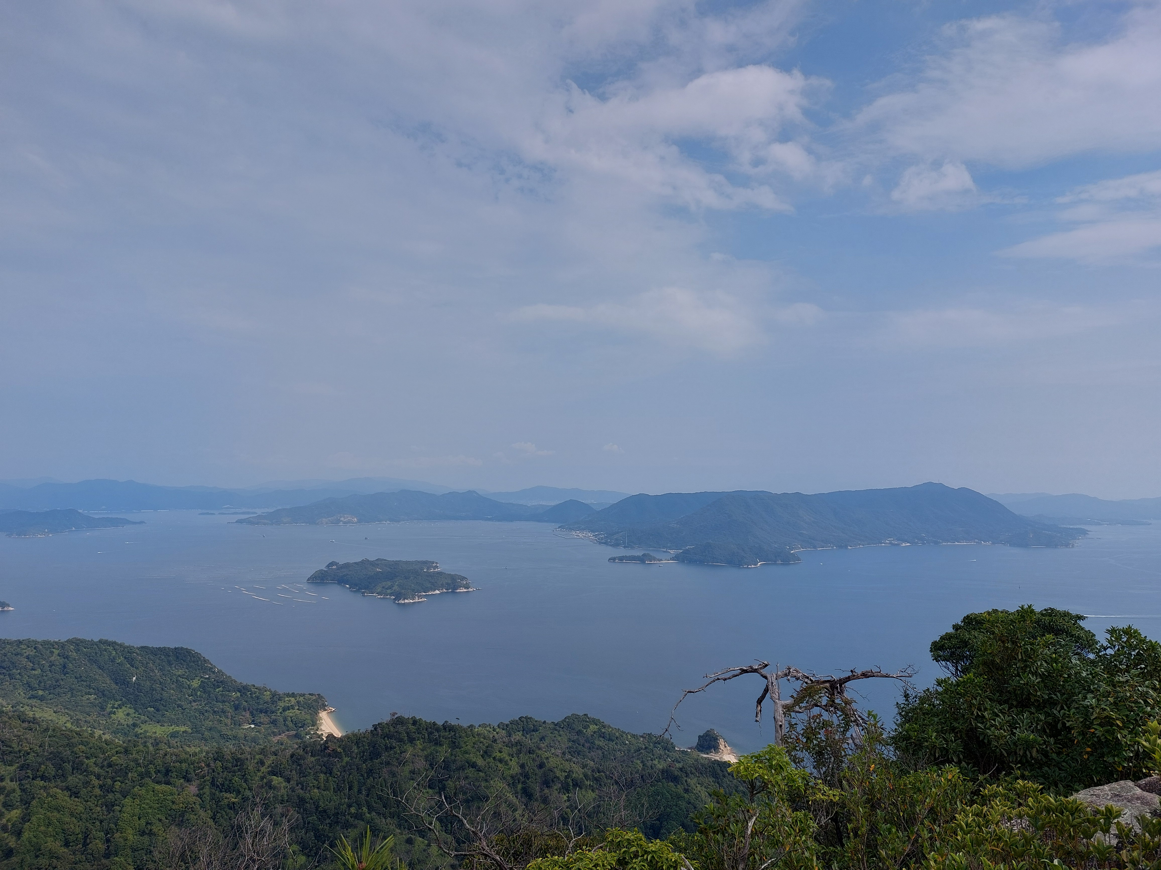 獅子岩展望台からの眺め