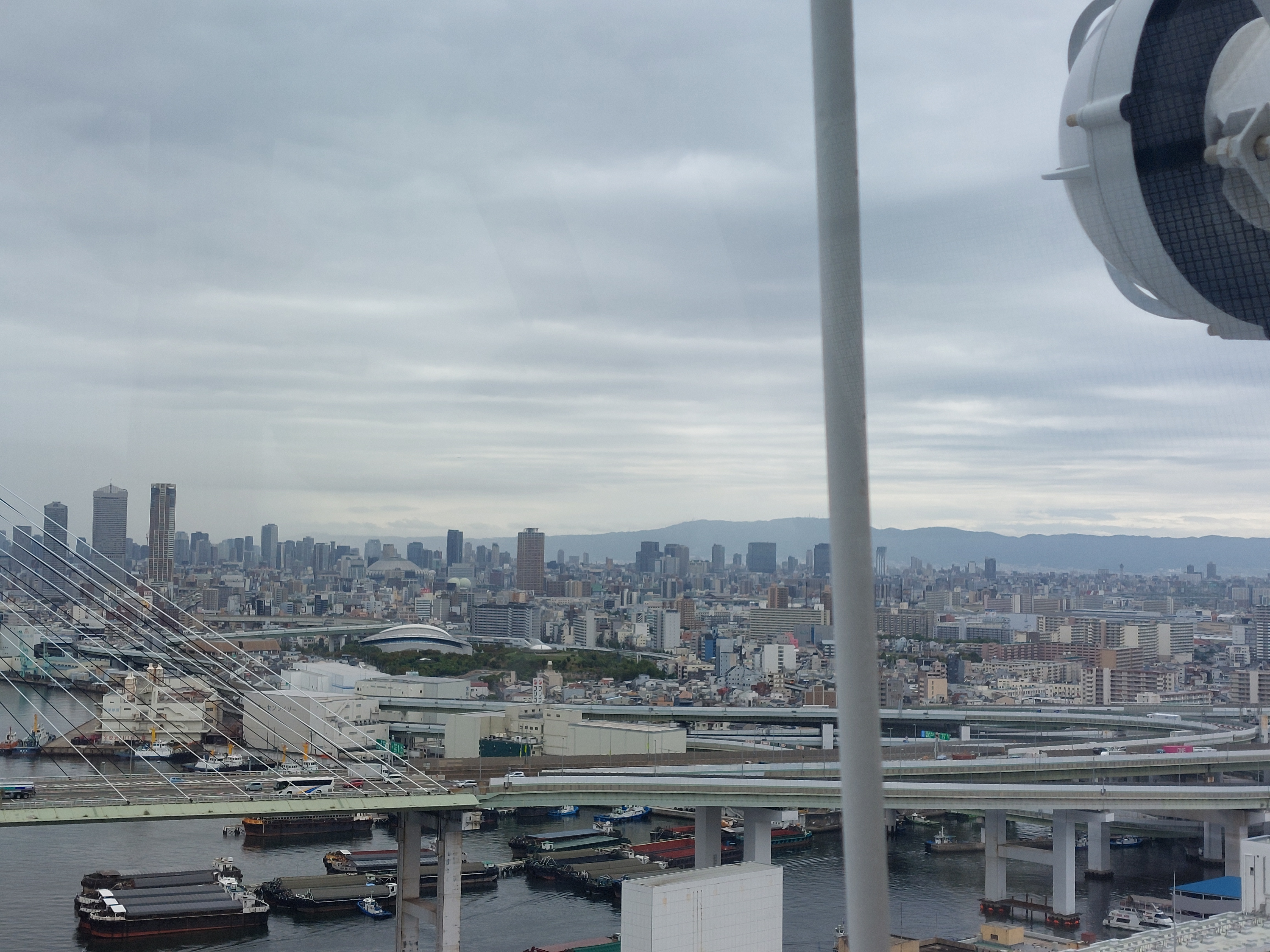 天保山大観覧車からの眺め