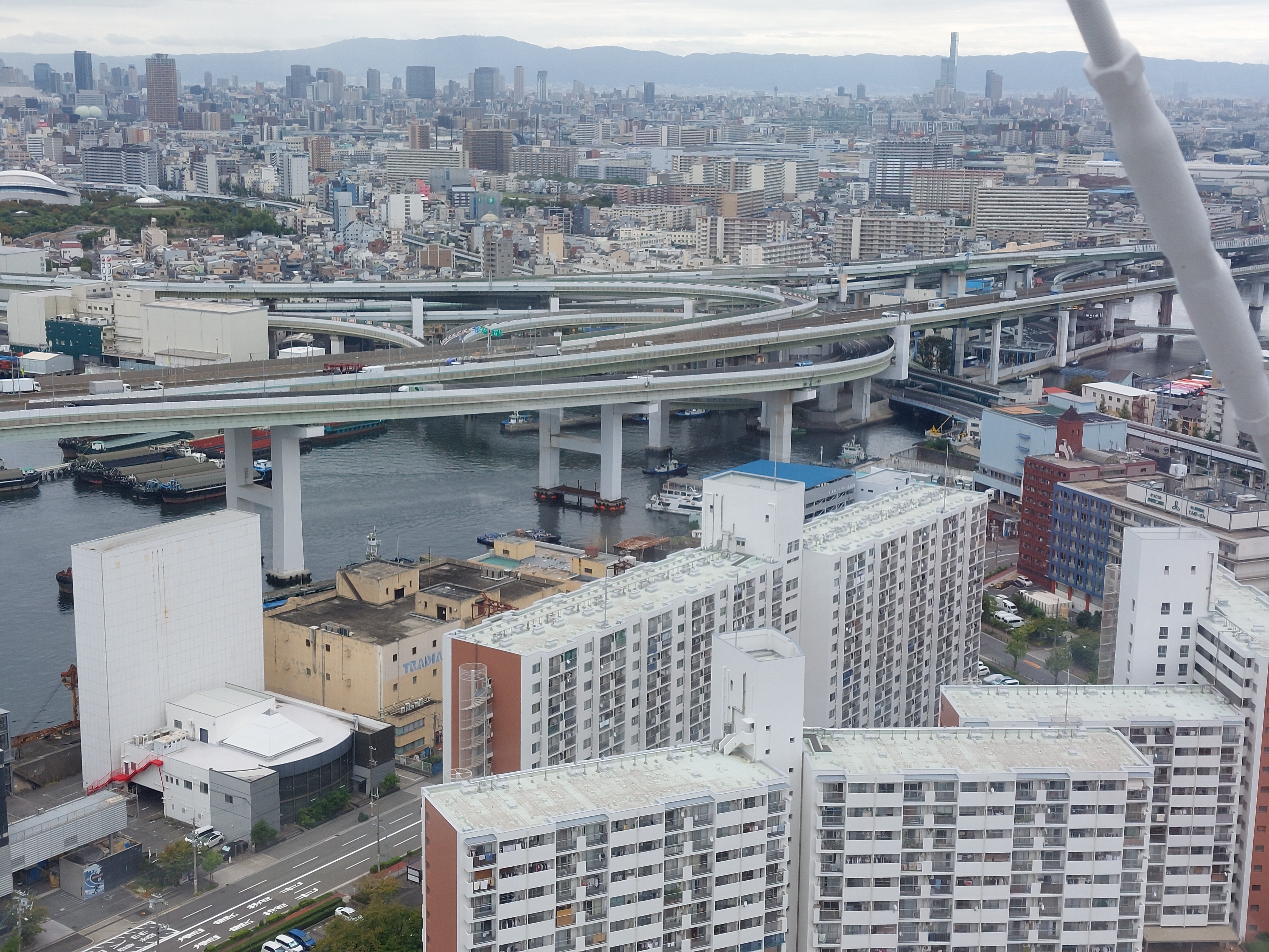 天保山大観覧車からの眺め