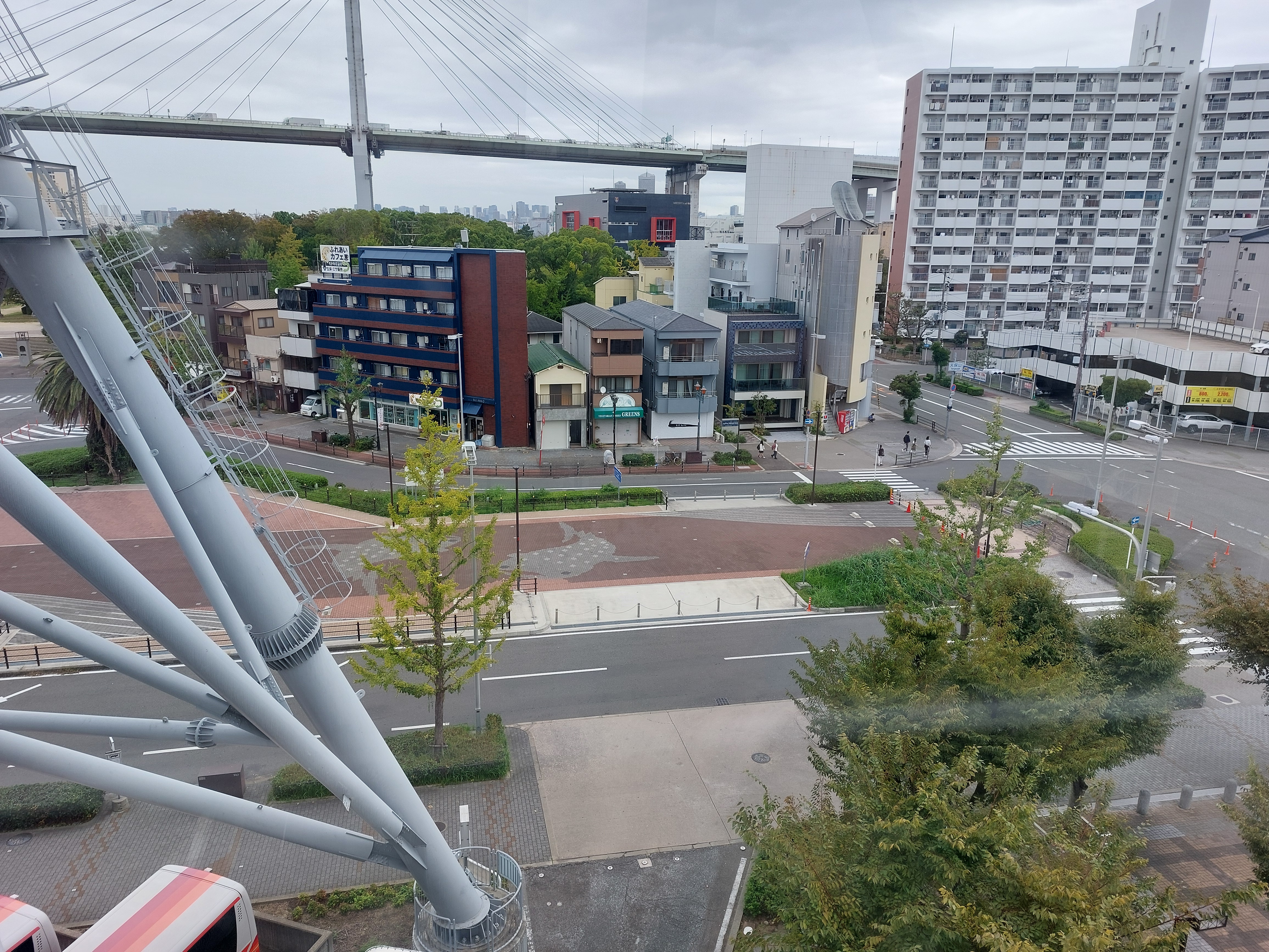 天保山大観覧車からの眺め