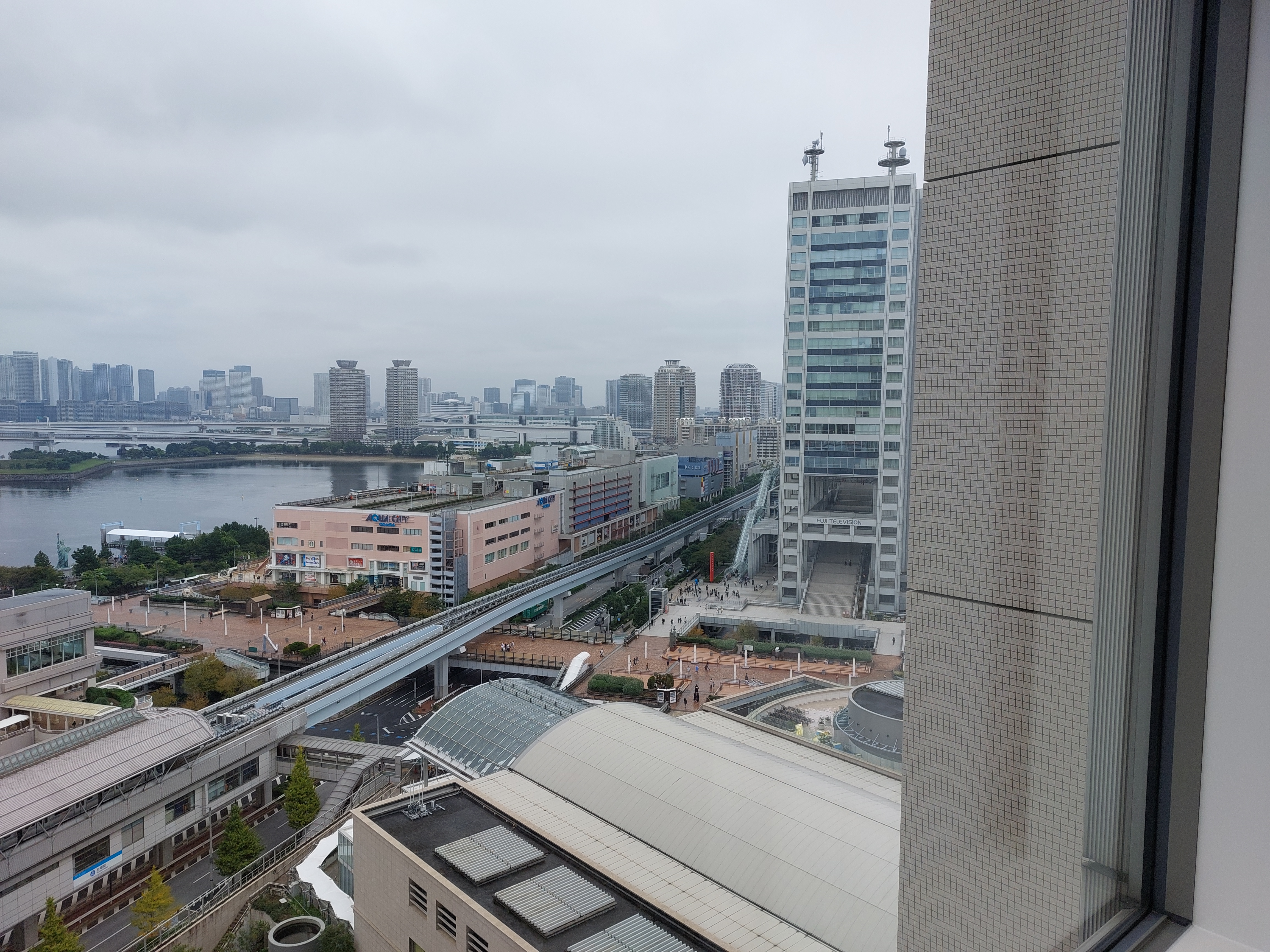 ホテルから眺め