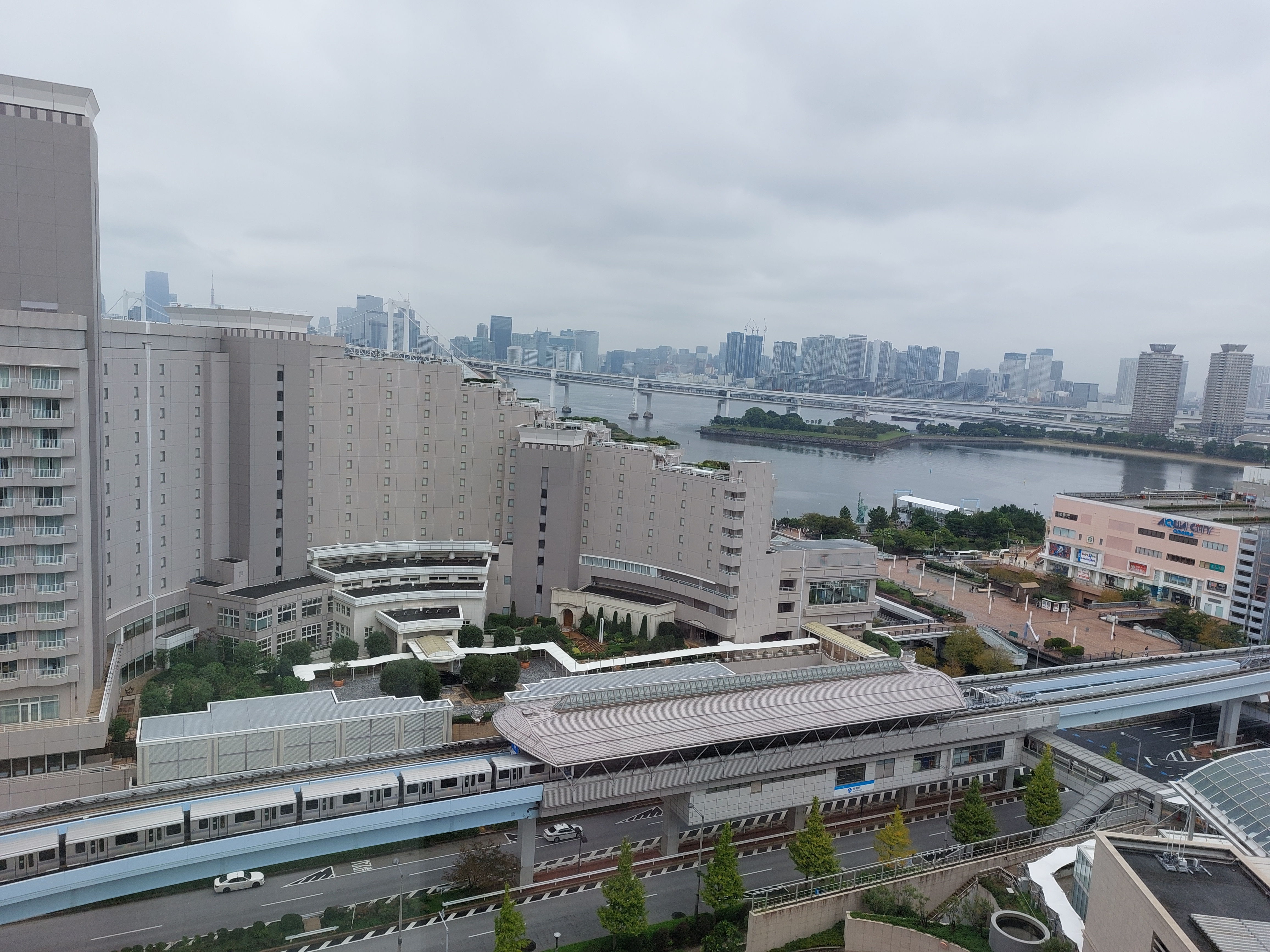 ホテルから眺め