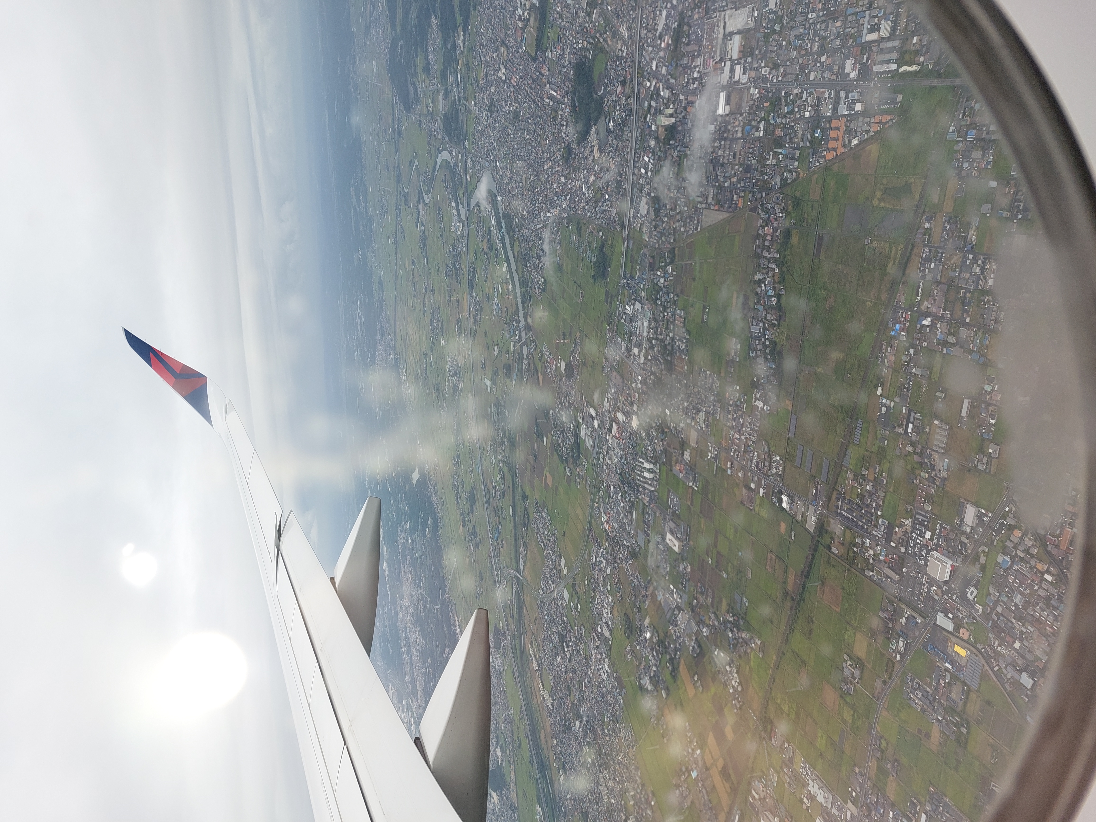 最初の陸の眺め