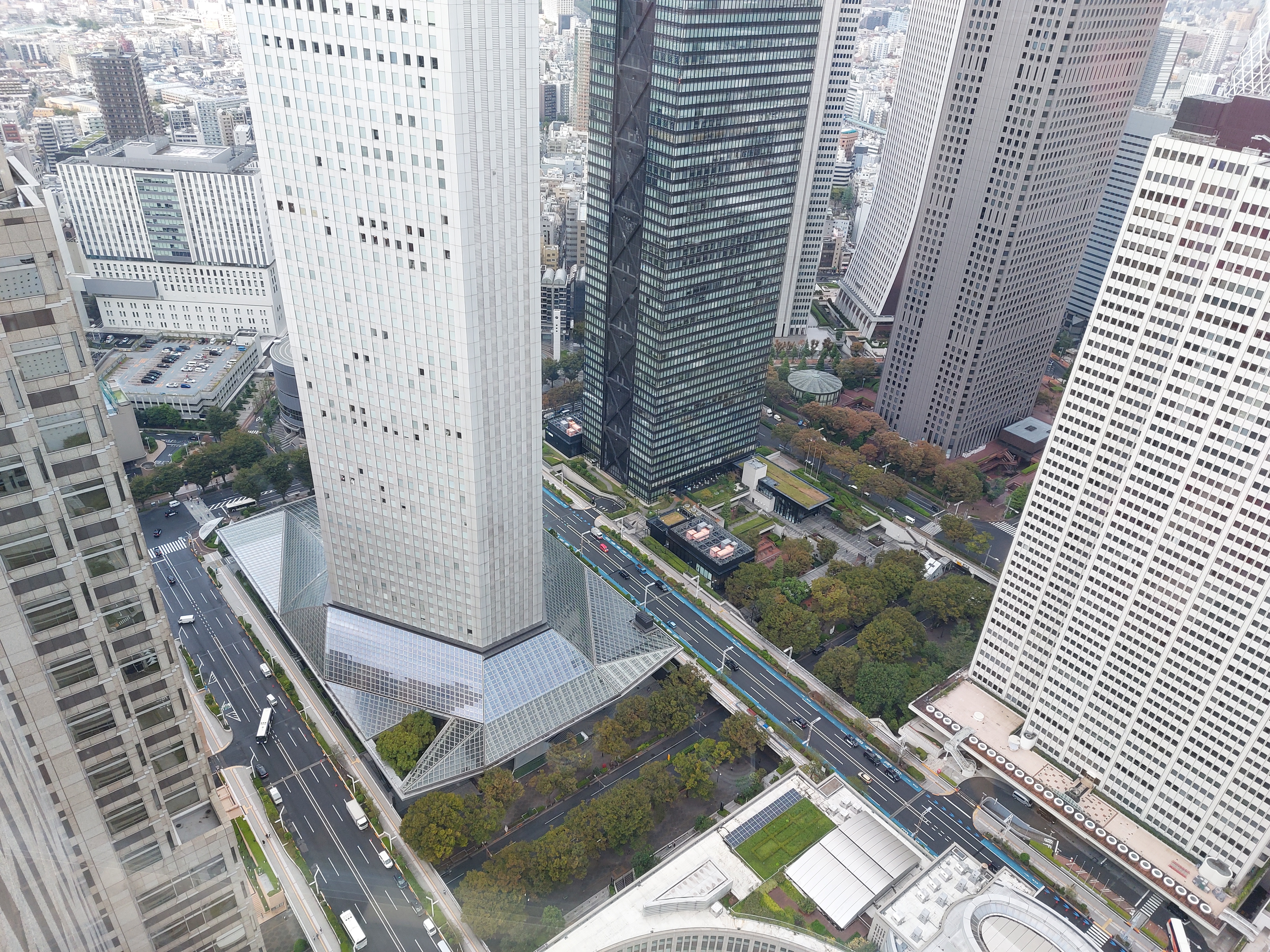 東京都庁舎から眺め