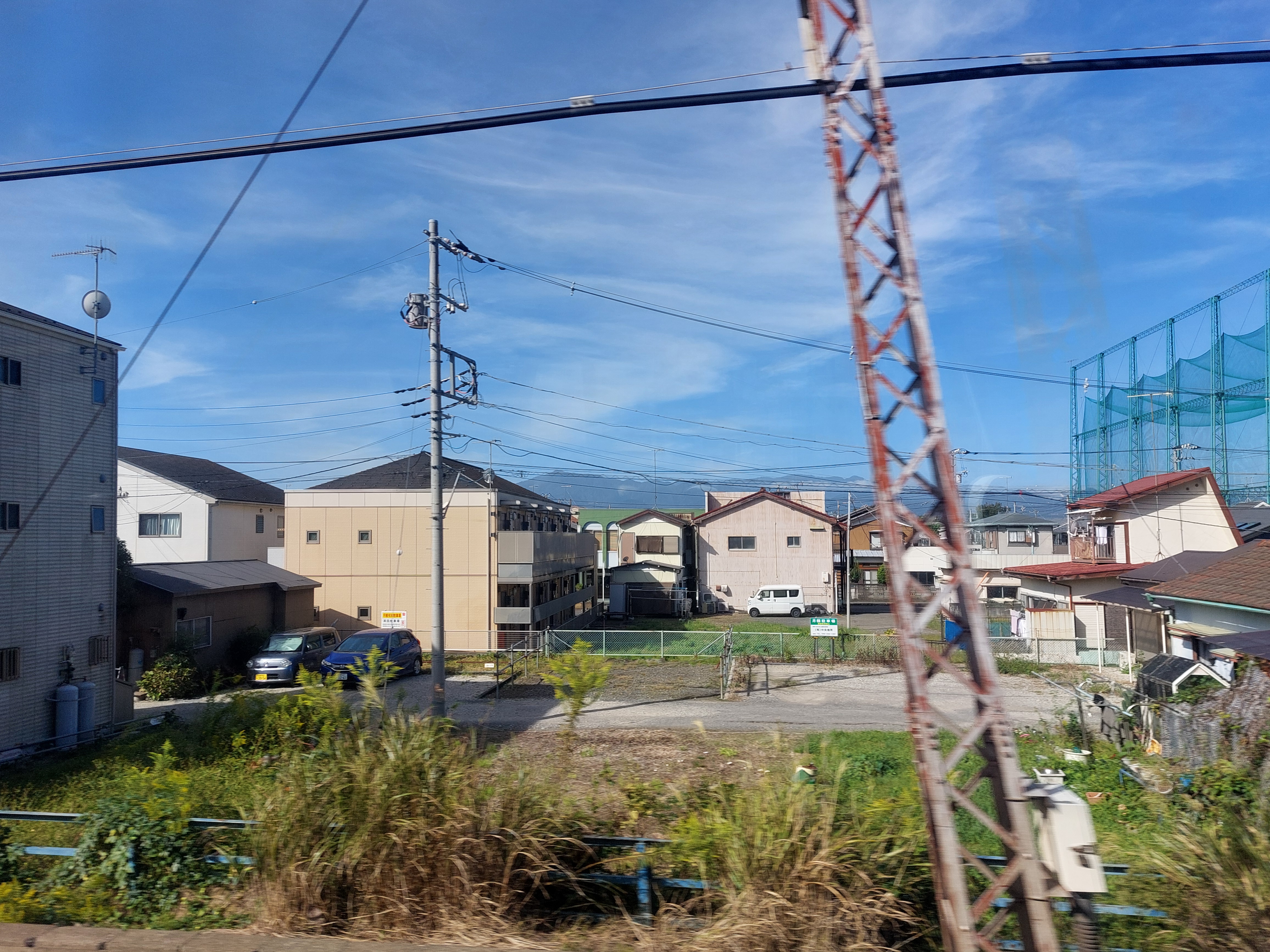 新幹線から眺め