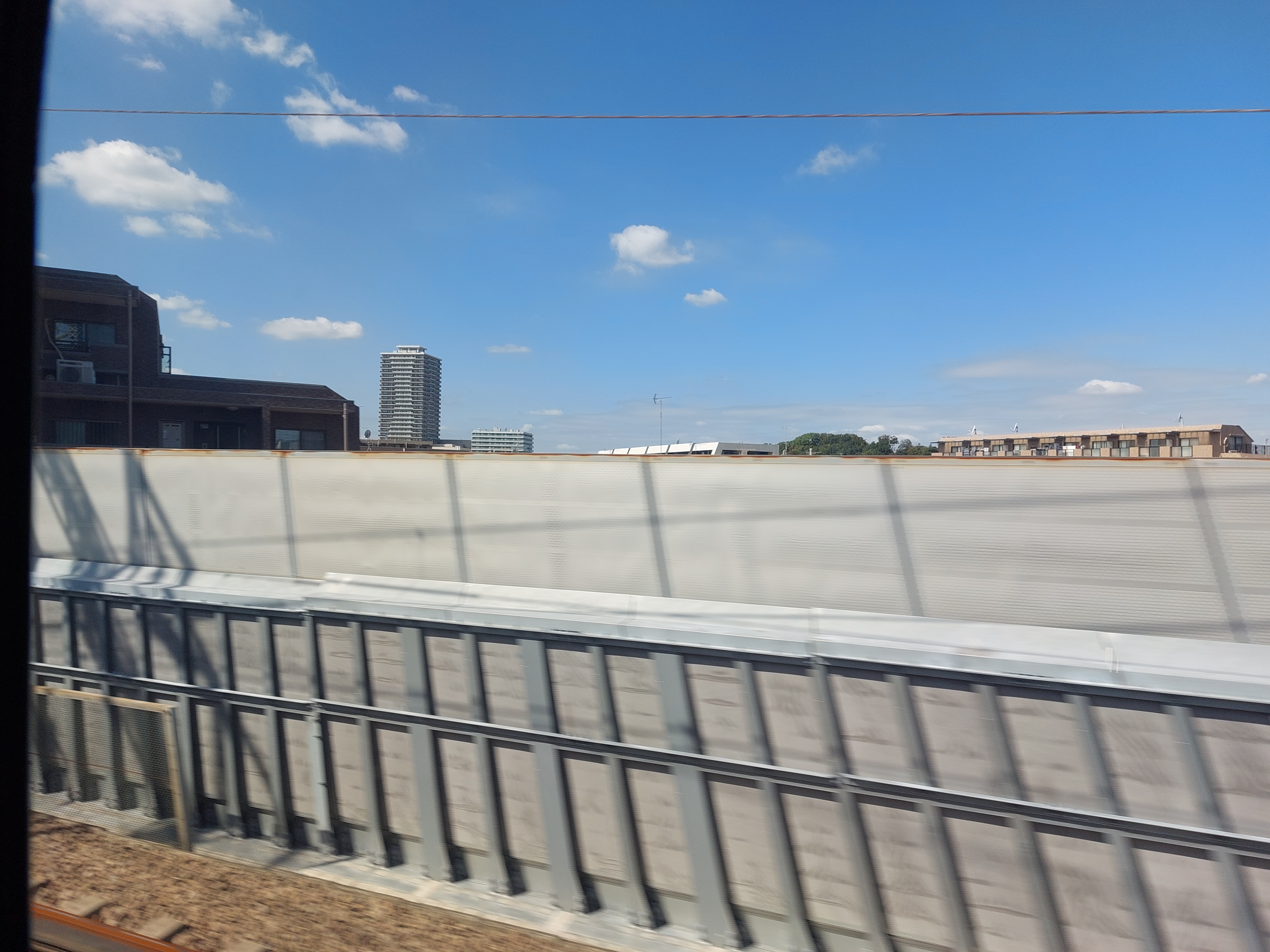 新幹線から眺め