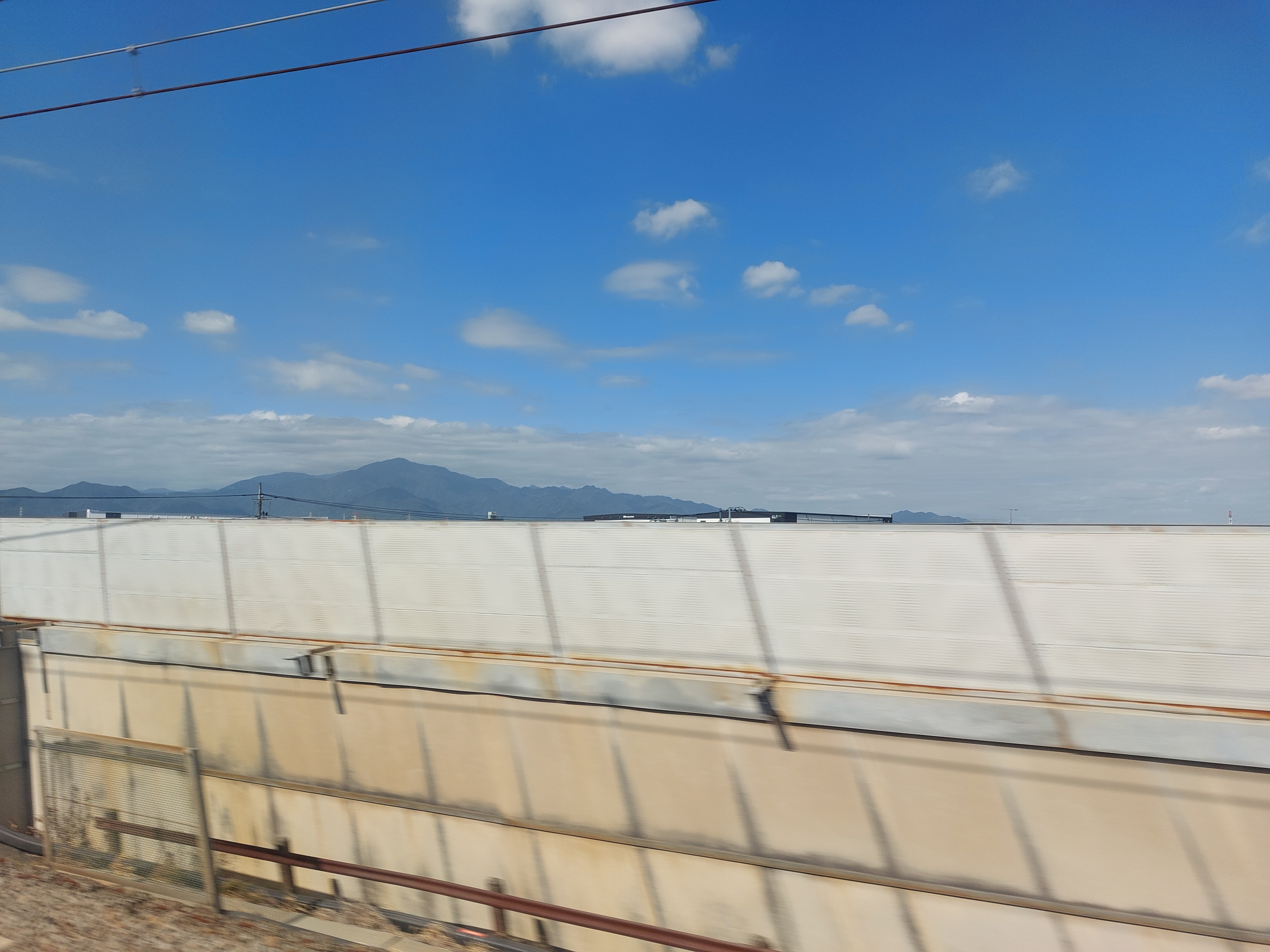 新幹線から眺め