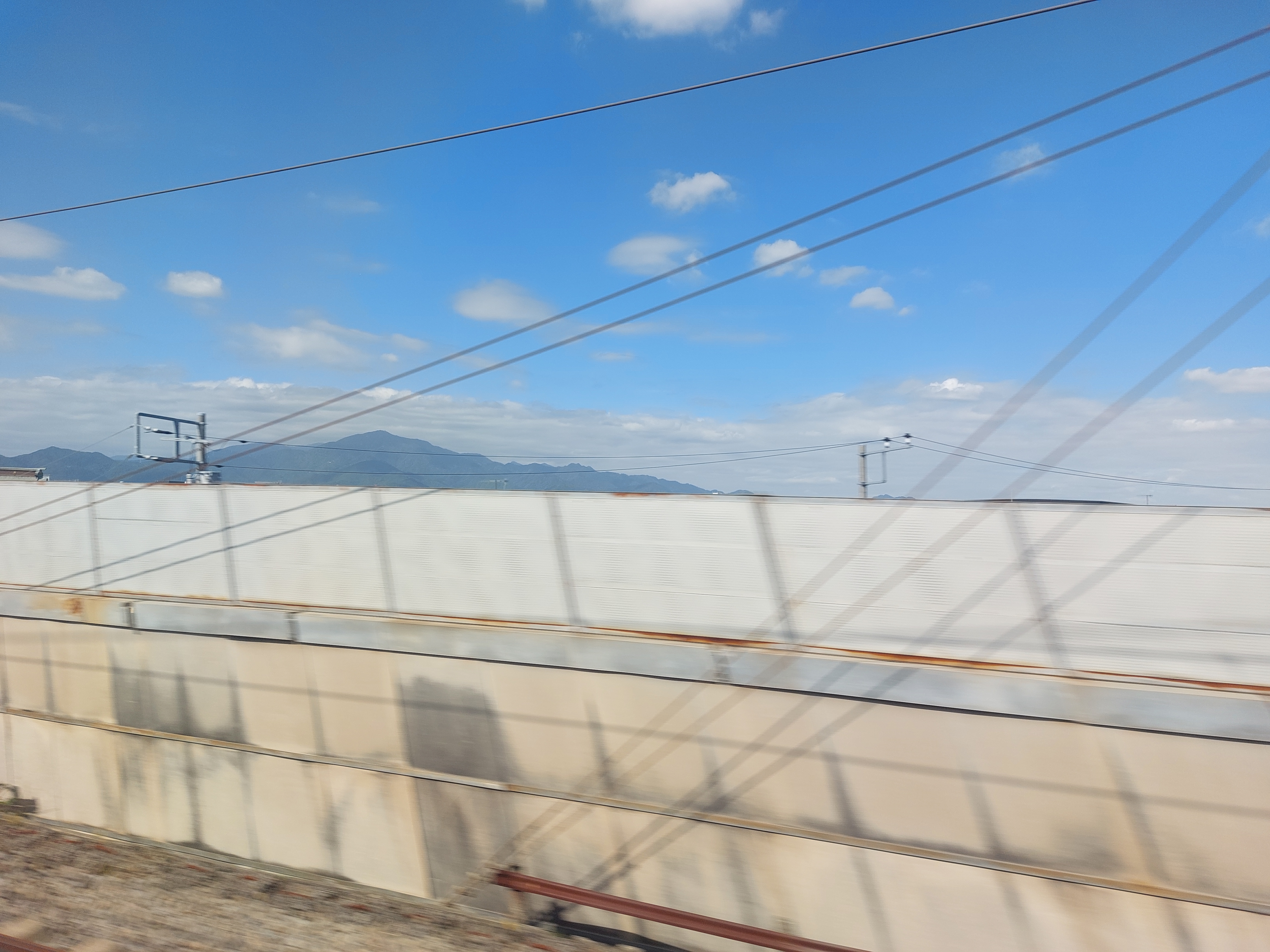 新幹線から眺め