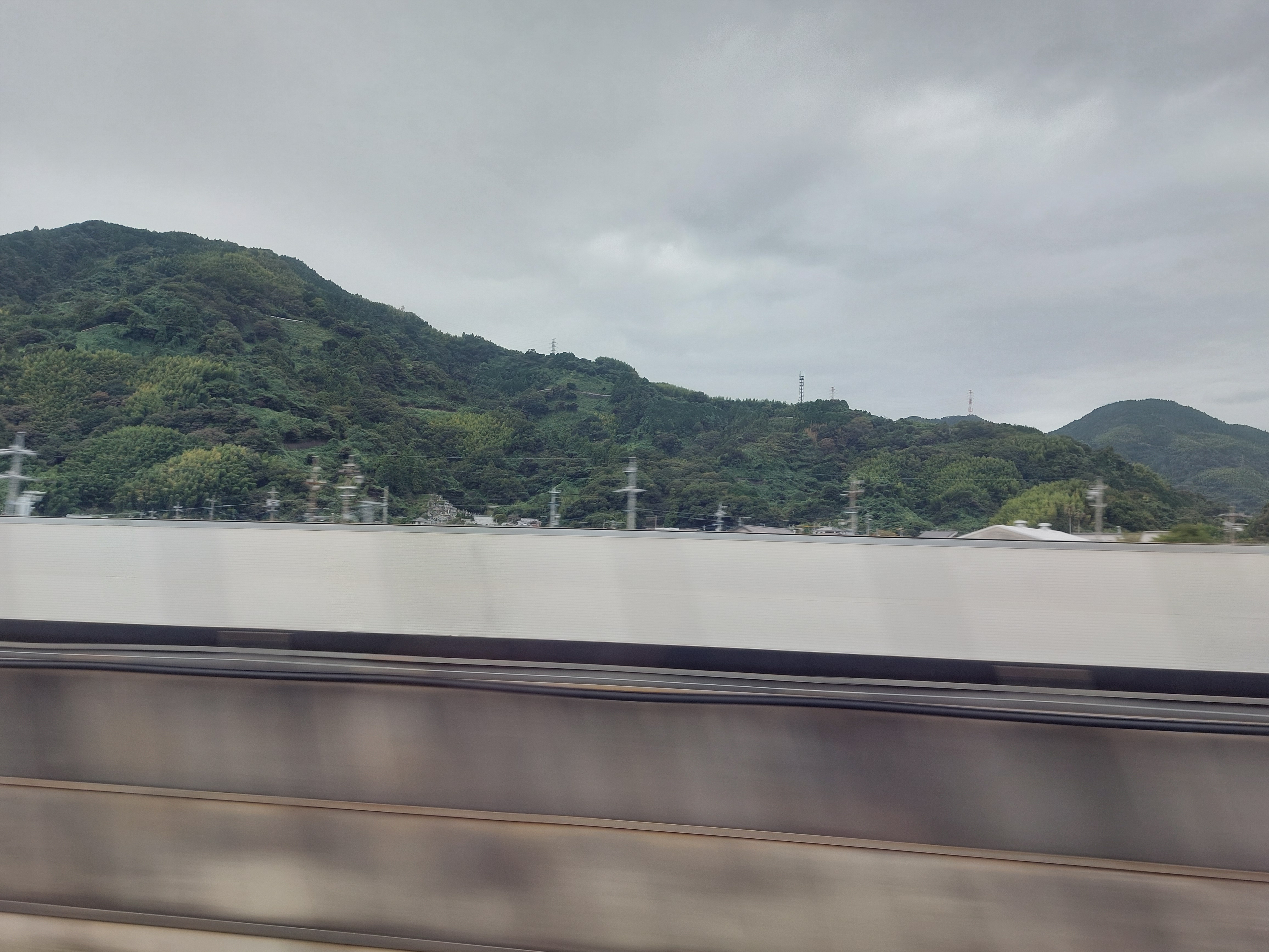 新幹線から眺め