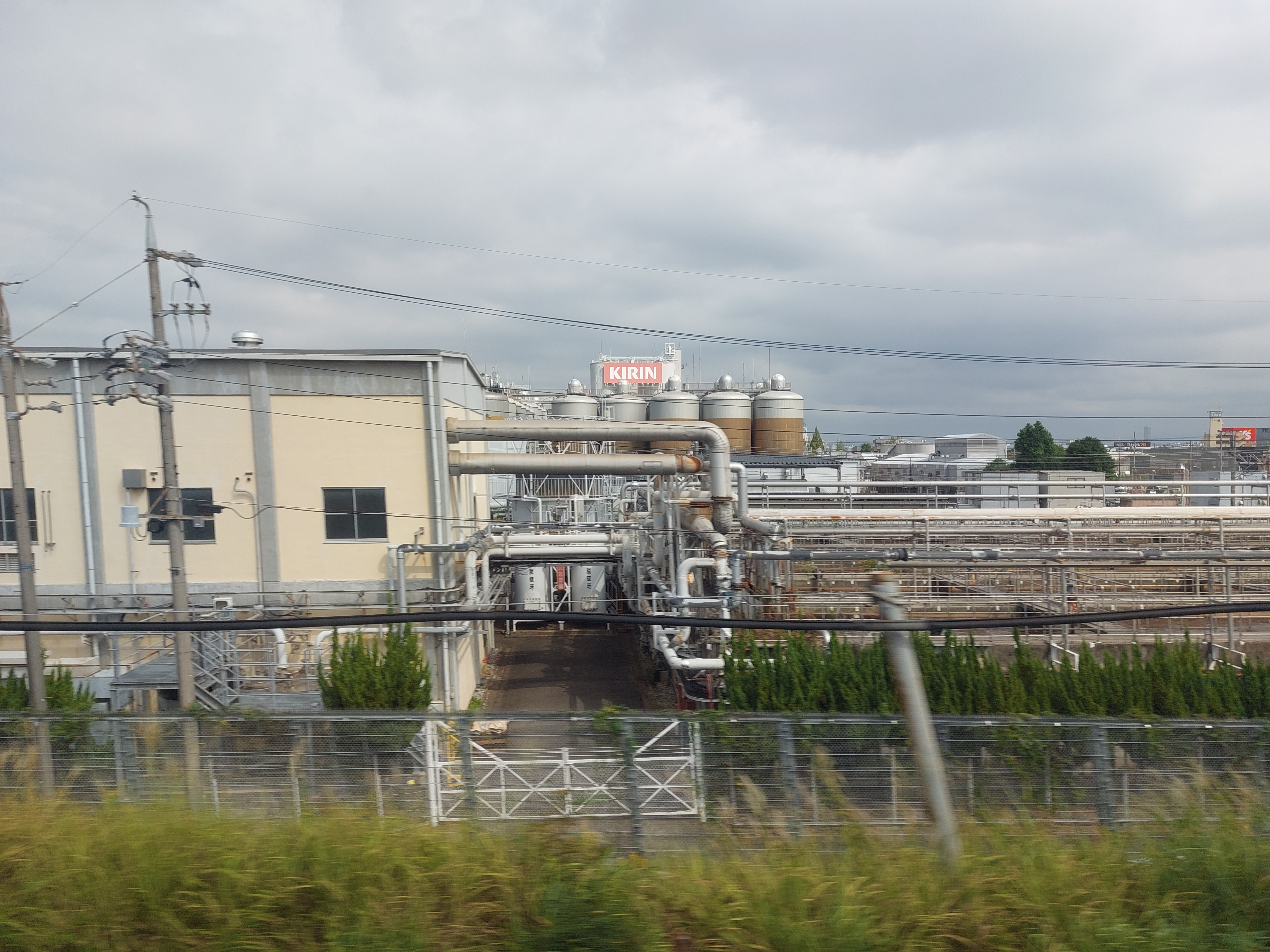 新幹線から眺め