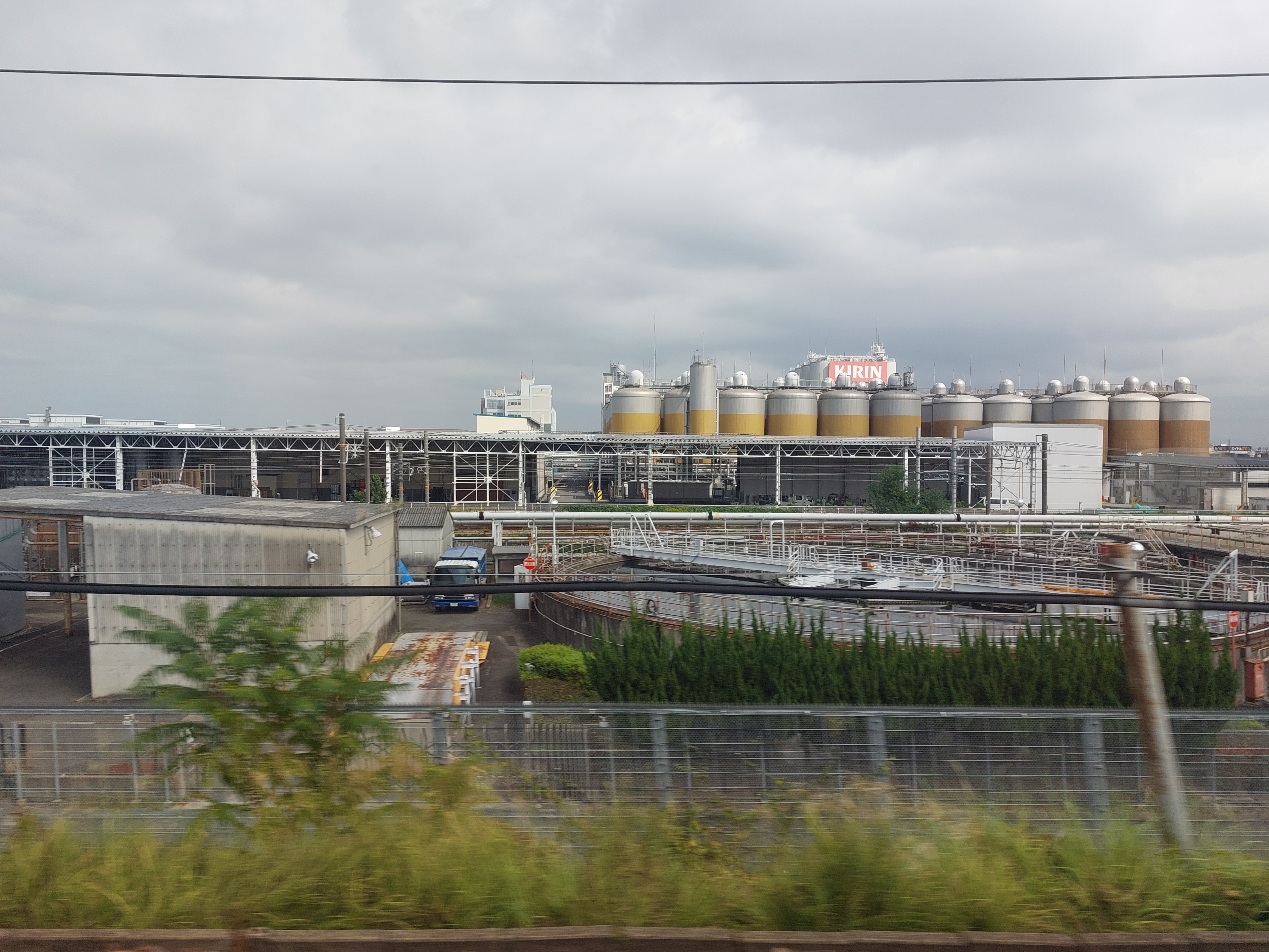 新幹線から眺め