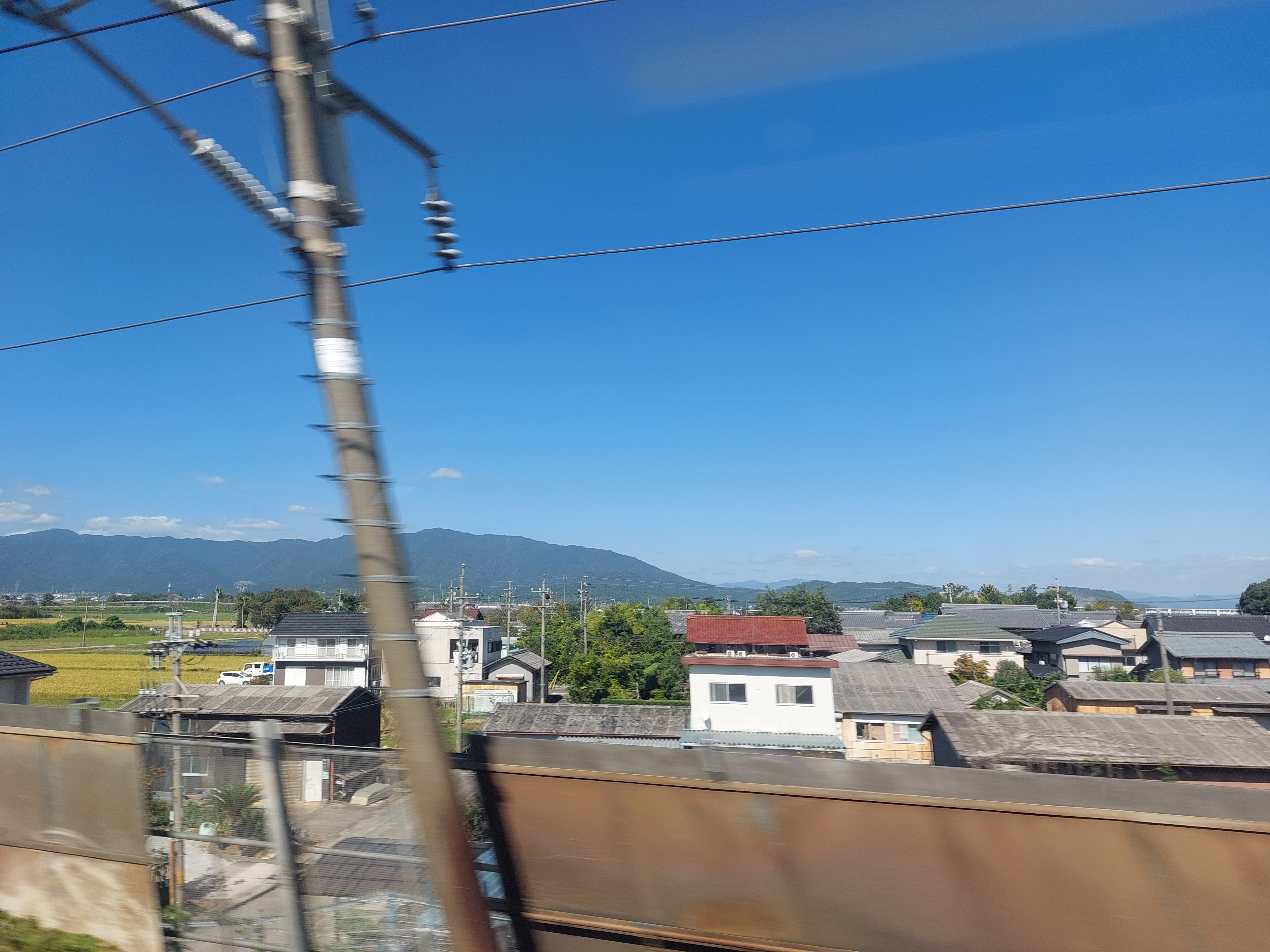 新幹線から眺め