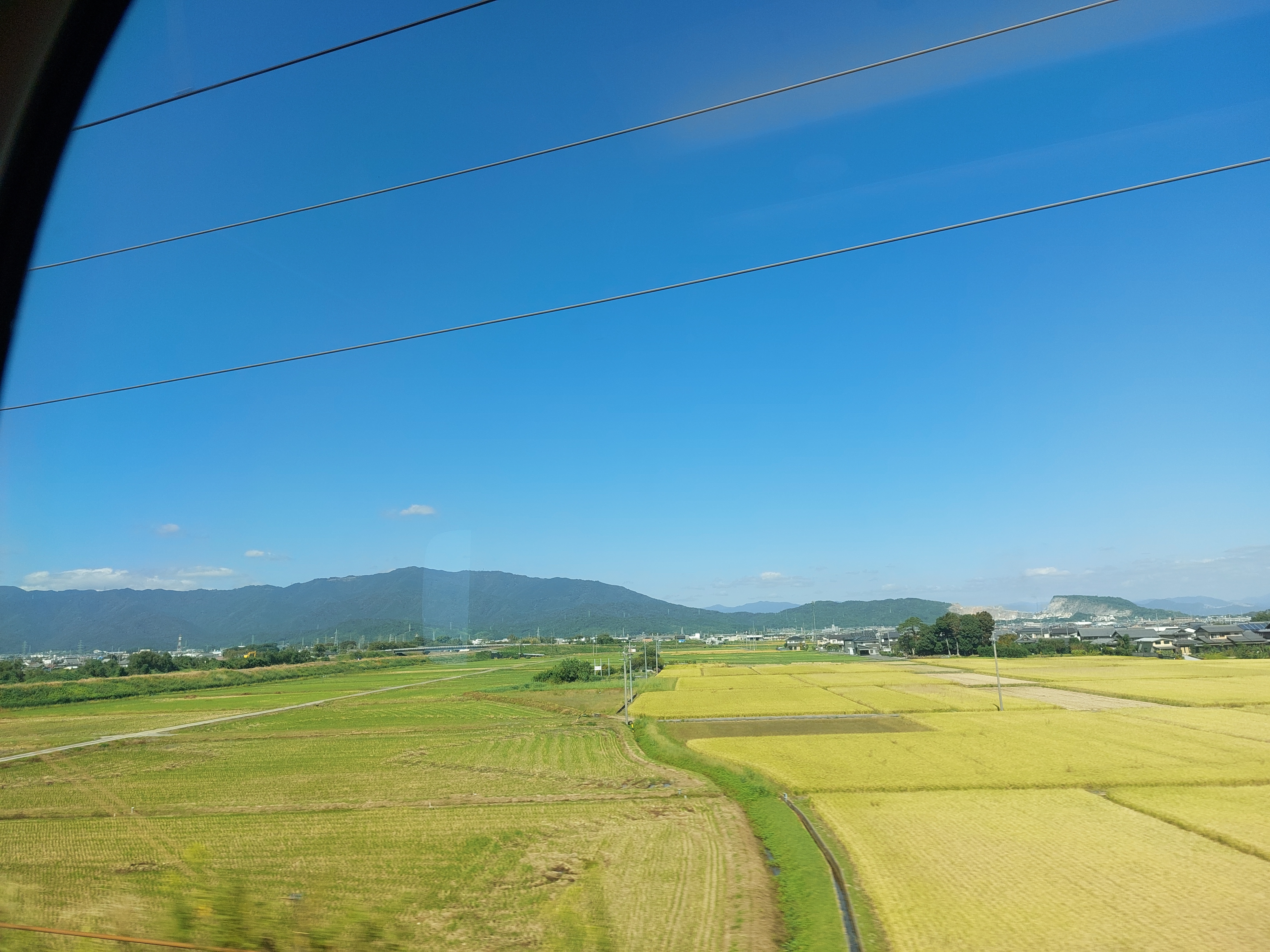 新幹線から眺め
