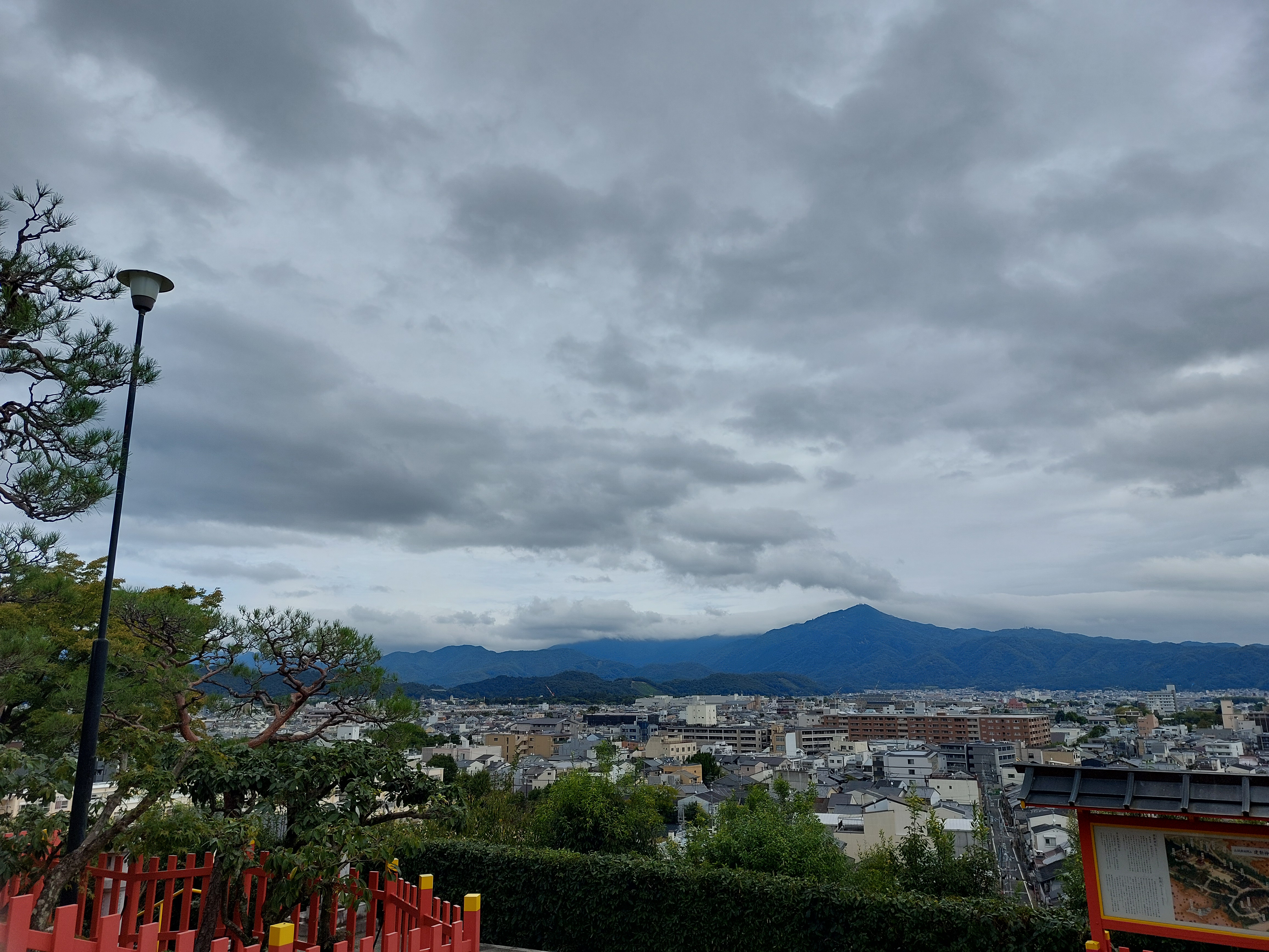 建勲神社の頂上から眺め
