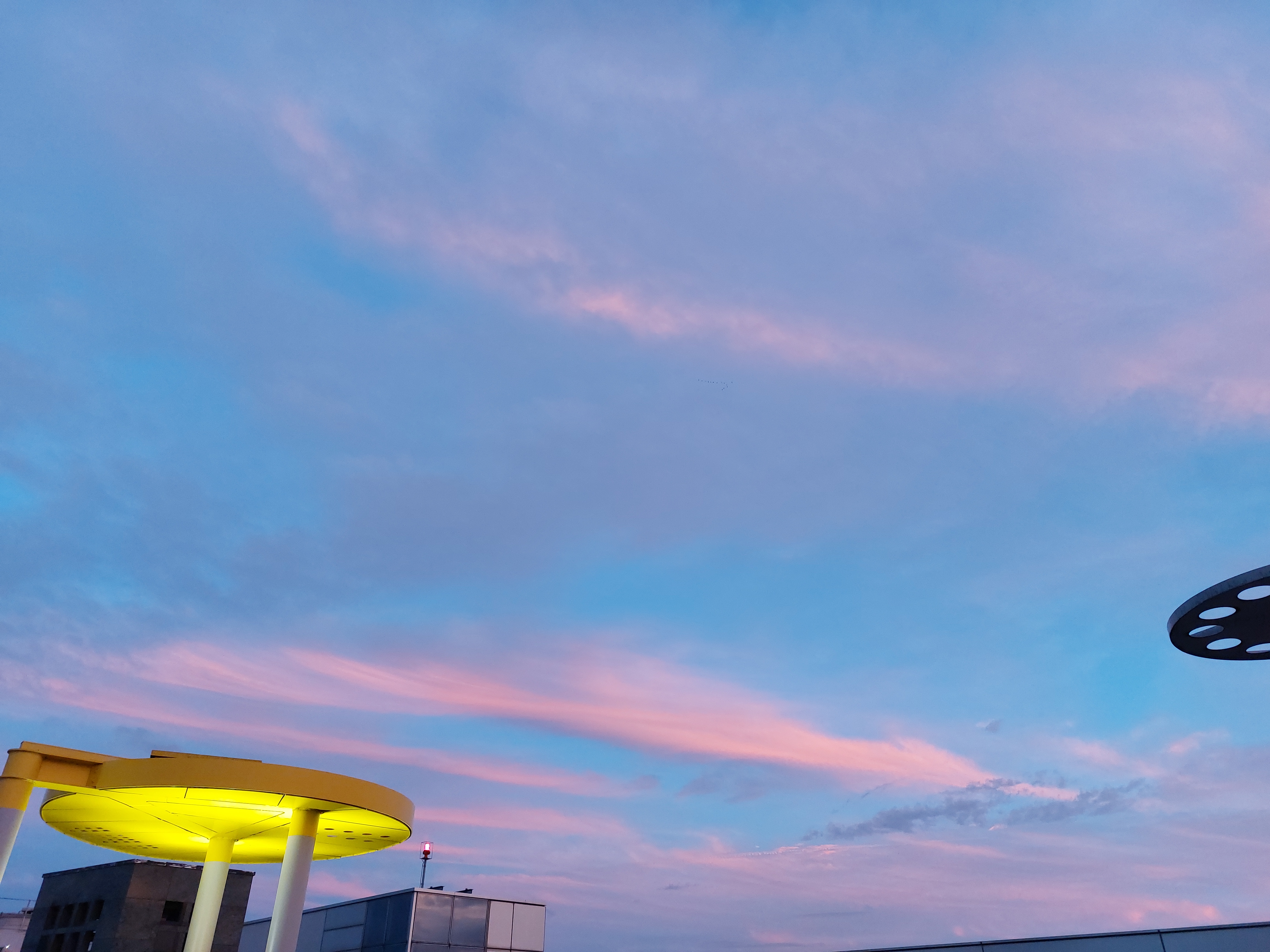 葉っぴいテラスからの空