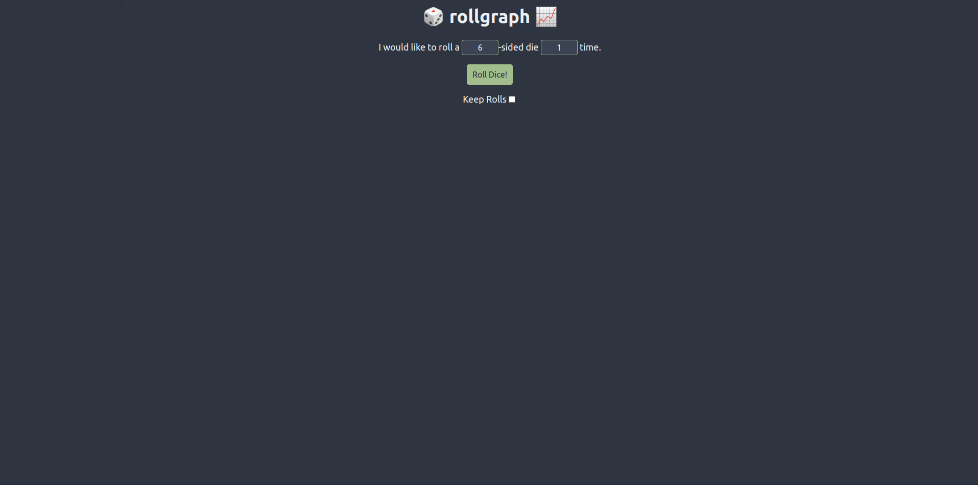 A demonstration of the rollgraph project